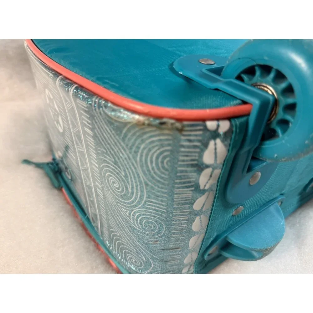 Disney Moana & Maui Kids Rolling Suitcase – Carry-On Luggage –‎ Used with Wear